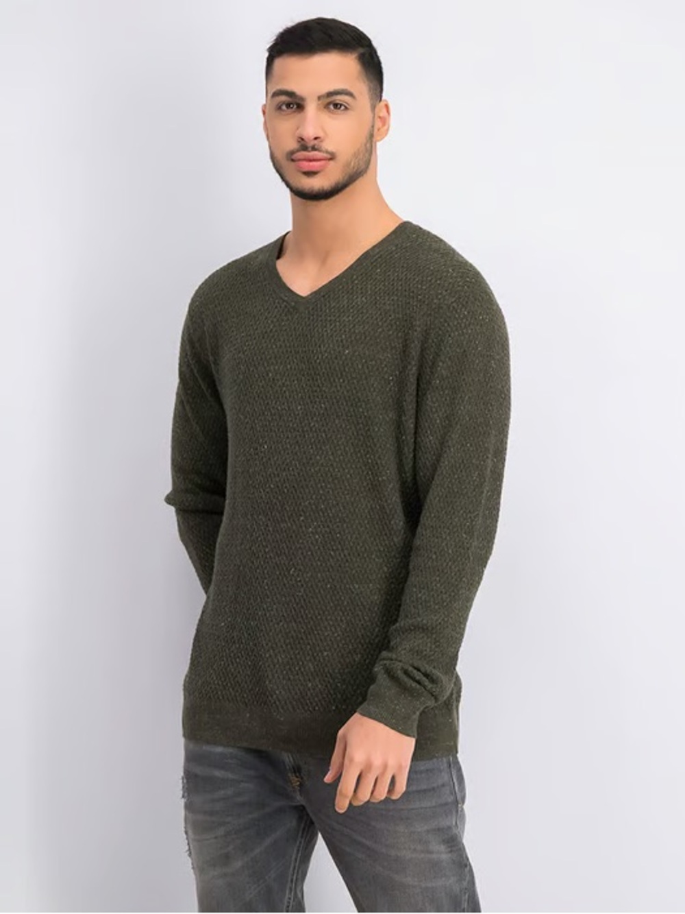 NWOT Hawker Rye Atlantic Rope V-neck Sweater